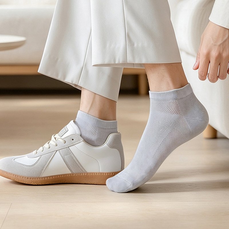 Men Sports Socks White No Show - огляд і ціна Badminton Youtube